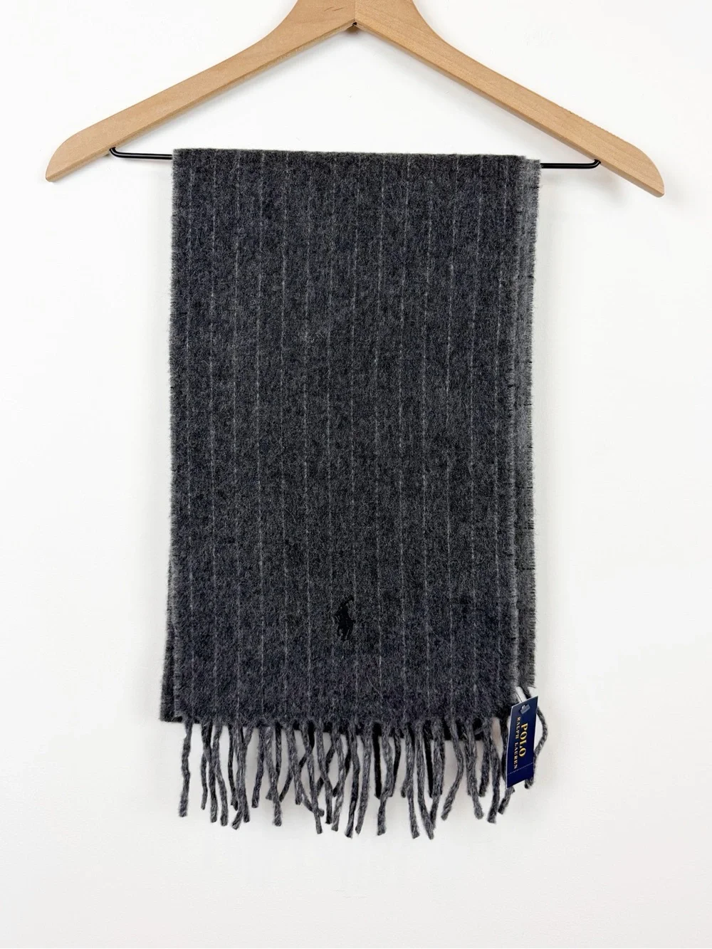 Polo Ralph Lauren NWT Wool Reversible Scarf